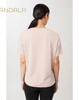 Mandala Halfmoon T-Shirt - sheer