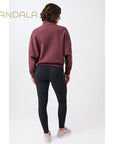 Mandala Monoprinted Tights - leo black