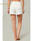 Mandala Pocket Shorts - white