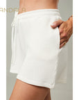 Mandala Pocket Shorts - white