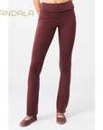 Mandala Ribbed Rolldown - ruby