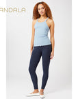 Mandala Ribbed Tank Top - atlas