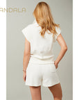 Mandala Vest Coco - white
