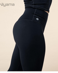 Niyama High Waist Yoga Leggings mit hohem Bund - black