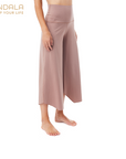 Mandala Roll over Tulip Pants - antler