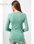 Mandala Basic Longsleeve - seafoam