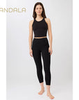 Mandala Best Cropped Legging - black