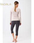 Mandala Best Cropped Legging - onyx