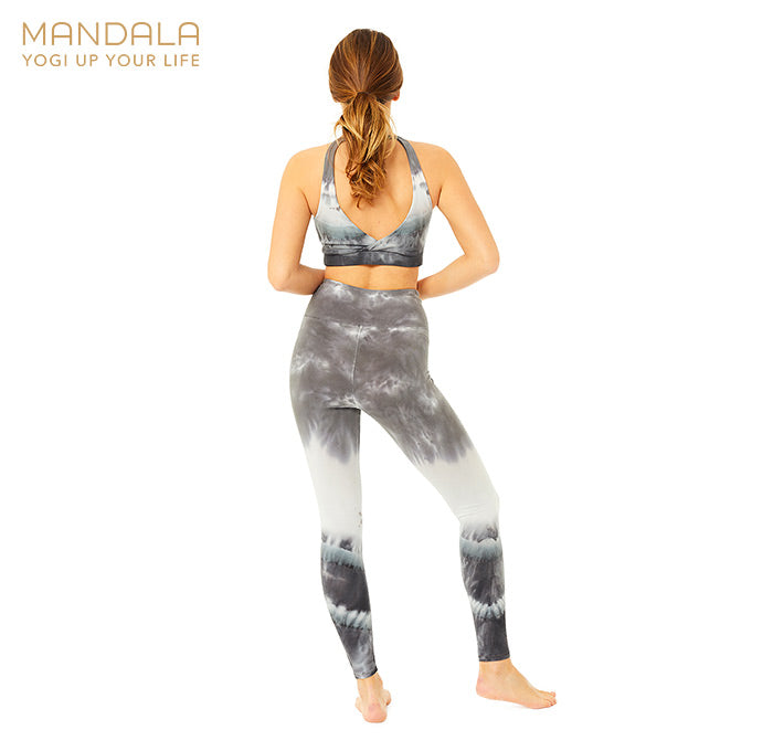 Mandala Tie Dye Legging - grey