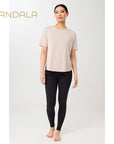 Mandala Halfmoon T-Shirt - sheer