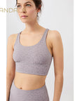 Mandala Monoprinted Bra - tender lilly