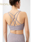 Mandala Monoprinted Bra - tender lilly