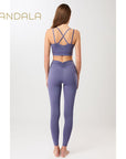 Mandala on point Legging - mystic iris