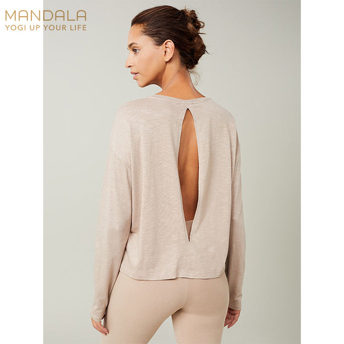 Mandala Open Back Shirt - jupiter