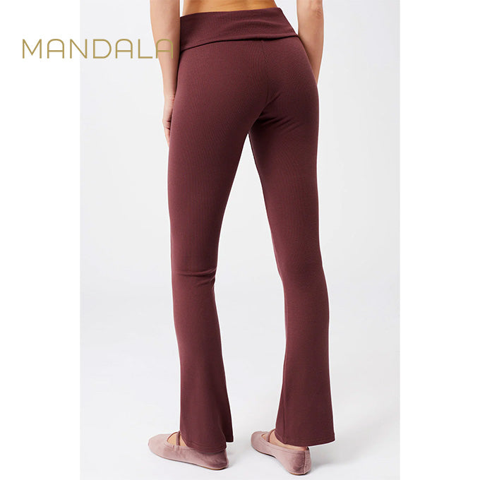 Mandala Ribbed Rolldown - ruby