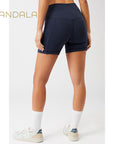 Mandala Sprinter Shorts - saphir