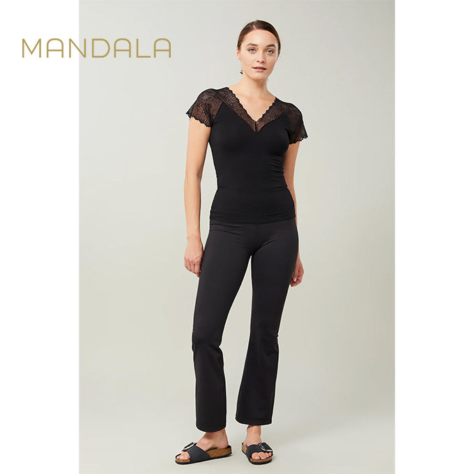 Mandala Swanlake Top - black