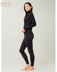 Mandala Turtle Neck Longsleeve - black