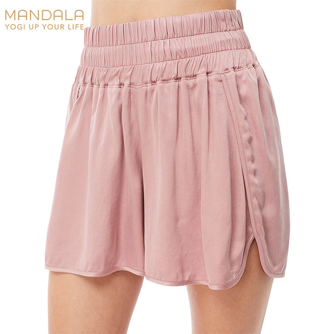 Mandala Vegan Short Pants - nude