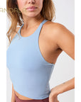 Mandala Cross Top - ozone