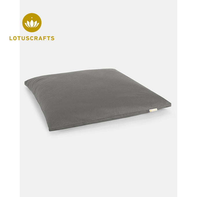 lotuscrafts zabuton meditationsmatte anthrazit