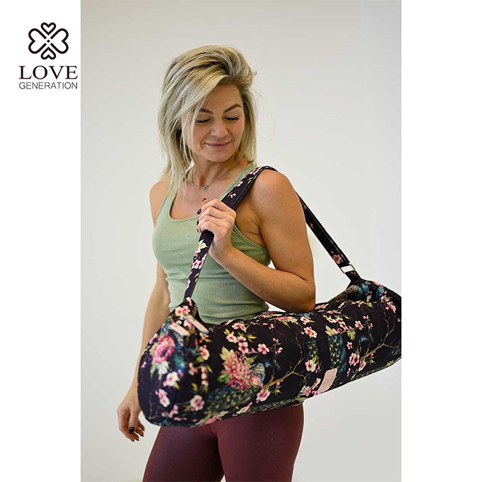 yoga mattentasche love generation royal peacock