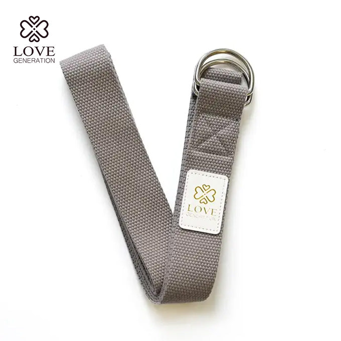 yogagurt aus baumwolle von love generation taupe