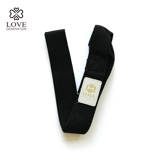 yogamatten tragegurt von love generation in der farbe schwarz