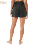 Mandala Vegan Short Pants - olive