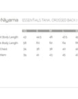 Niyama Crossed Back Tank Top - white